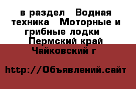  в раздел : Водная техника » Моторные и грибные лодки . Пермский край,Чайковский г.